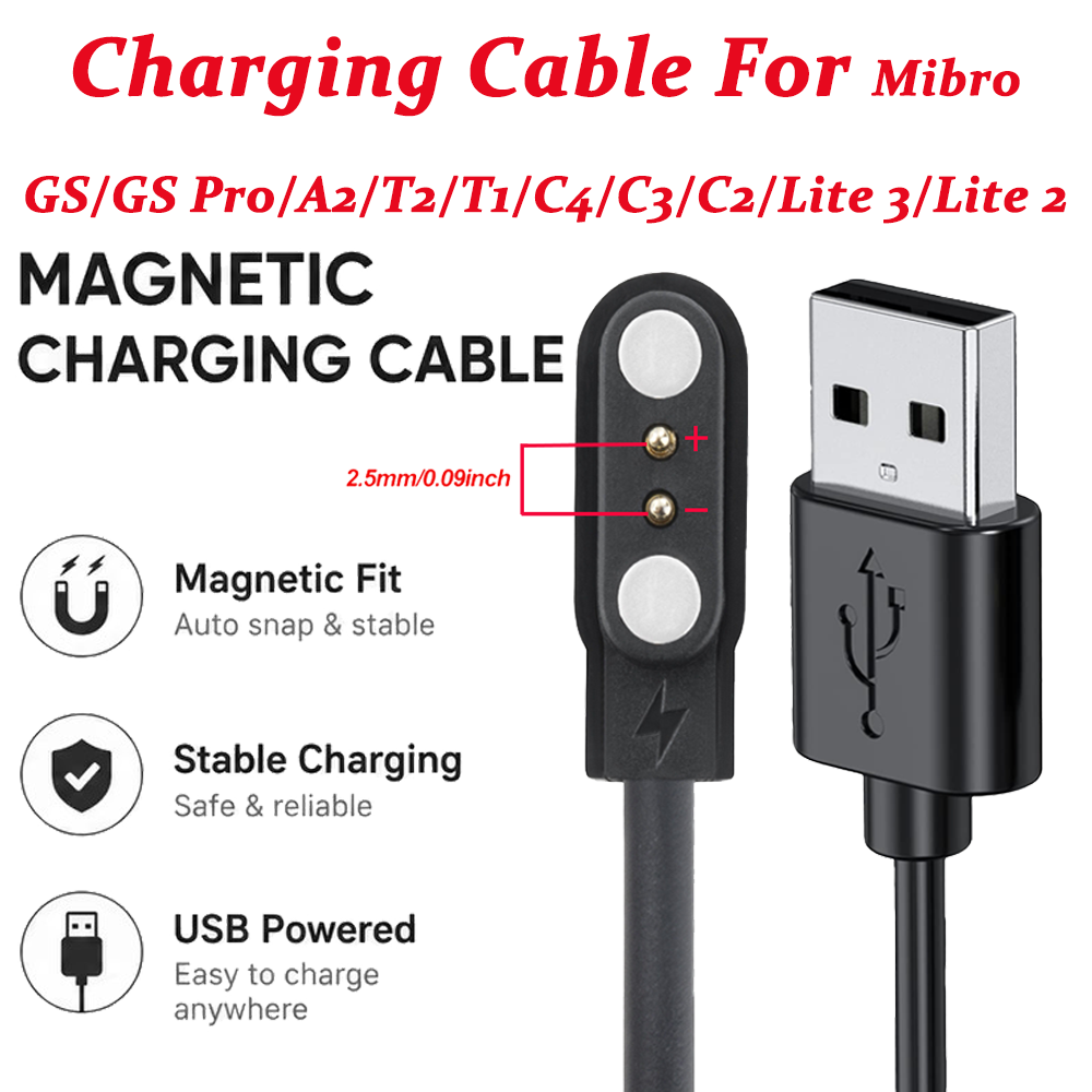 Usb Extender Active - スマートウォッチ用USB充電ケーブル Mibro GS Pro Active Mibro