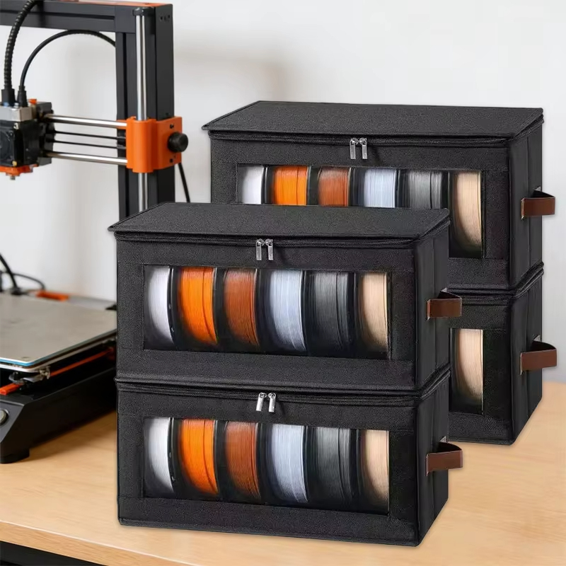 Office Tech Accessories - フィラメント収納バッグ - 3Dプリンターフィラメント収納容器、家庭、オフィス、作業場用の3D印刷アクセサリーホルダーラック