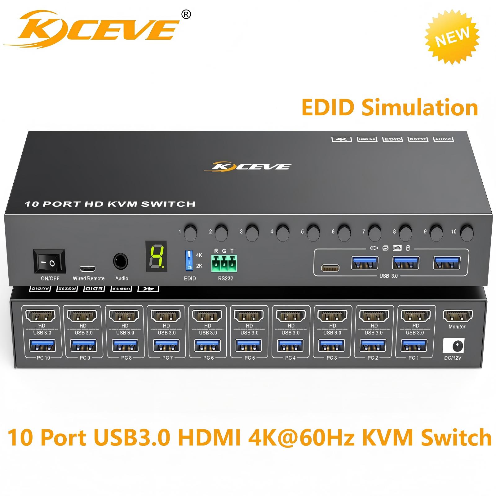 10 ポート 8 ポート KVM スイッチ HDMI 4K@ - Hdmi Matrix Switch のレビューと価格