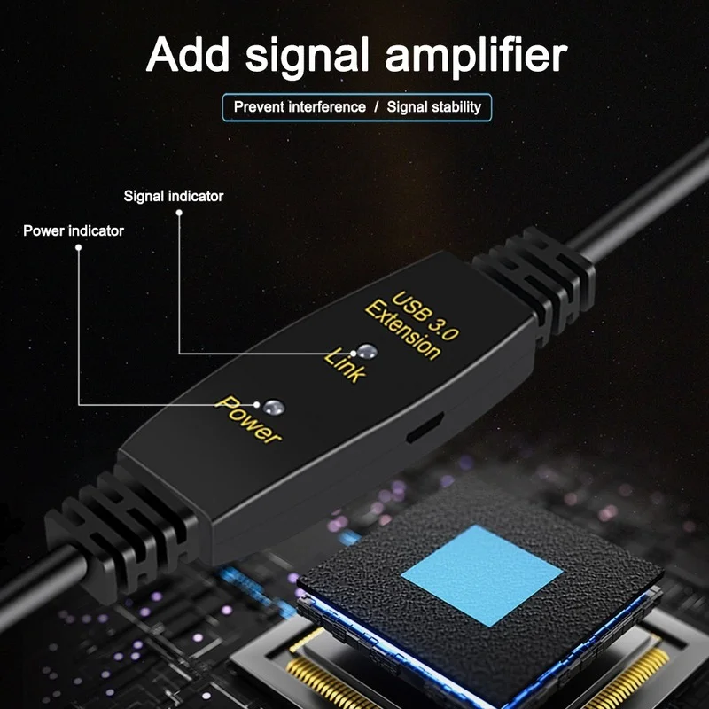 アクティブ-USB 3.0拡張ケーブル,アンプ付き5m 10 - Usb Extender Active のレビューと価格