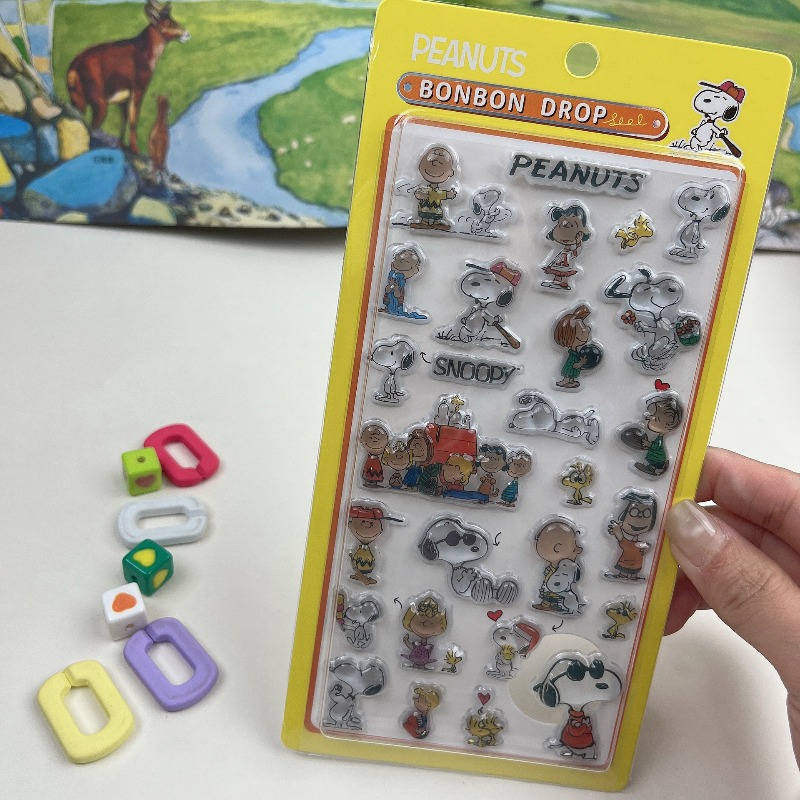 8 個かわいいスヌーピー漫画 3D レリーフ漫画アニメステッ - Office Tech Accessories のレビューと価格