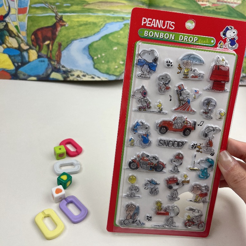 8 個かわいいスヌーピー漫画 3D レリーフ漫画アニメステッ - Office Tech Accessories のレビューと価格
