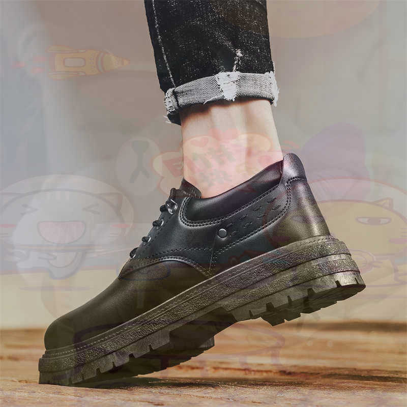 ダーク天然皮革ファッショントレーナーテニスメンズスニーカーフ - Tech Office Wear Men のレビューと価格