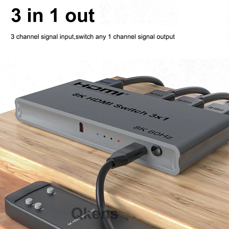 8K 60Hz 3x1自動切替サイクルディスプレイ HDMI - Hdmi Matrix Switch のレビューと価格