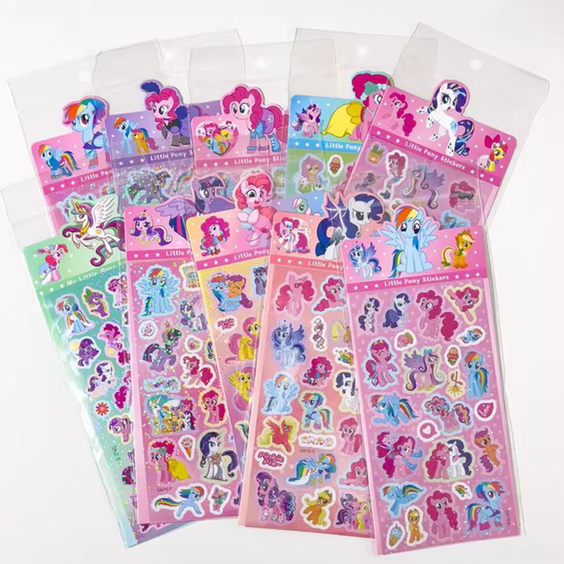 リトルポニーレーザーステッカーセット女の子子供用かわいい漫画 - Office Tech Accessories のレビューと価格