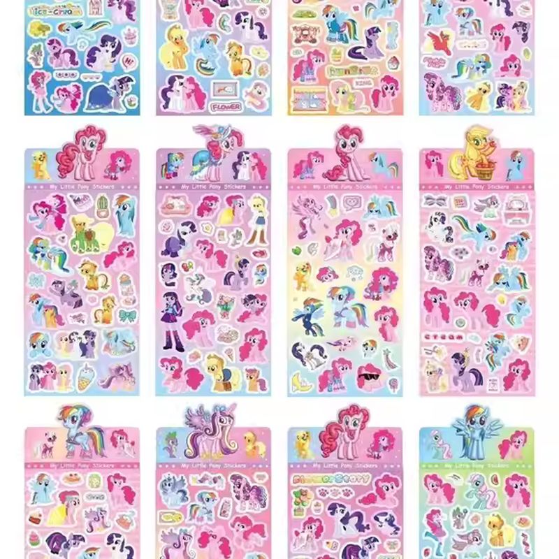 リトルポニーレーザーステッカーセット女の子子供用かわいい漫画 - Office Tech Accessories のレビューと価格