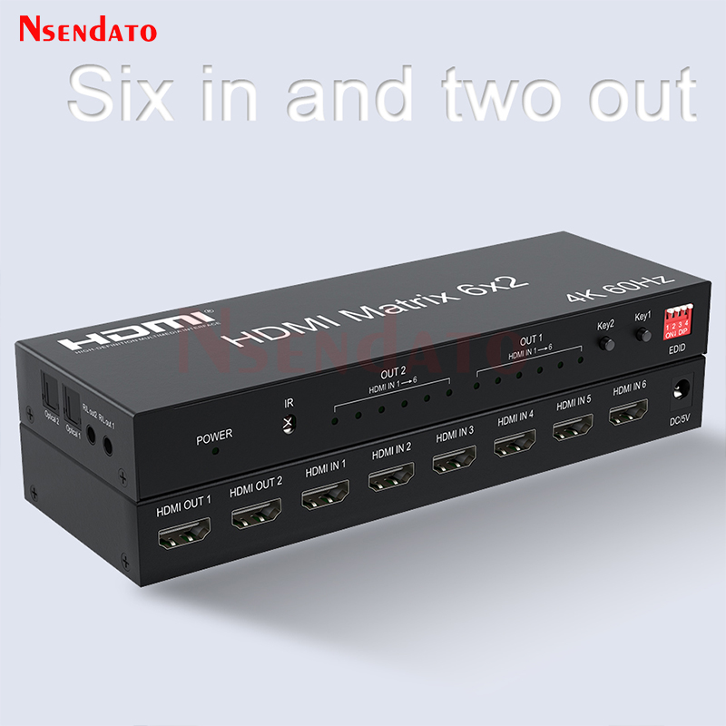 HDMIマトリックススイッチャー 6x2 4K 60Hz マ - Hdmi Matrix Switch のレビューと価格